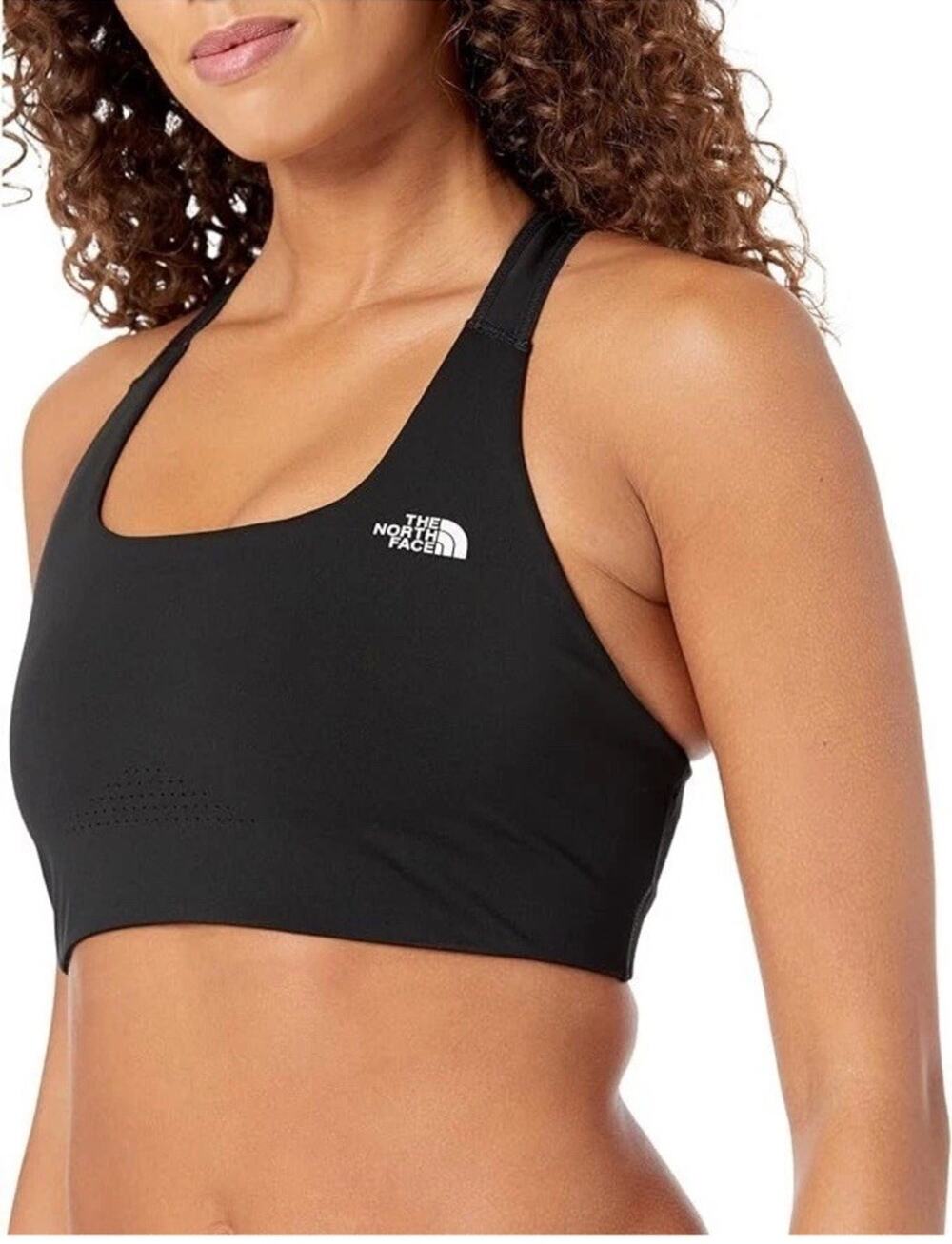 The North Face Movmynt Sports Bra TNF Black Large New Racerback